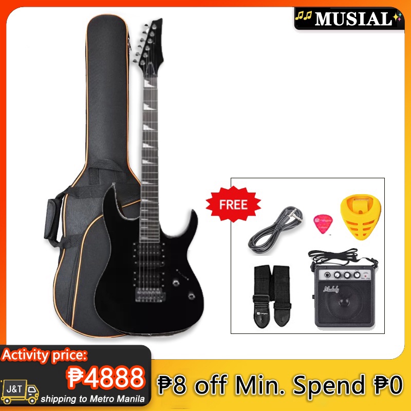 Double Rocker Electric Guitar Professional Metal Electric Guitar With