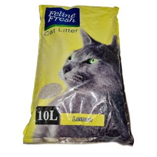 In stockNEW✴✧10ltrs.feline fresh cat litter sand lemon flavor