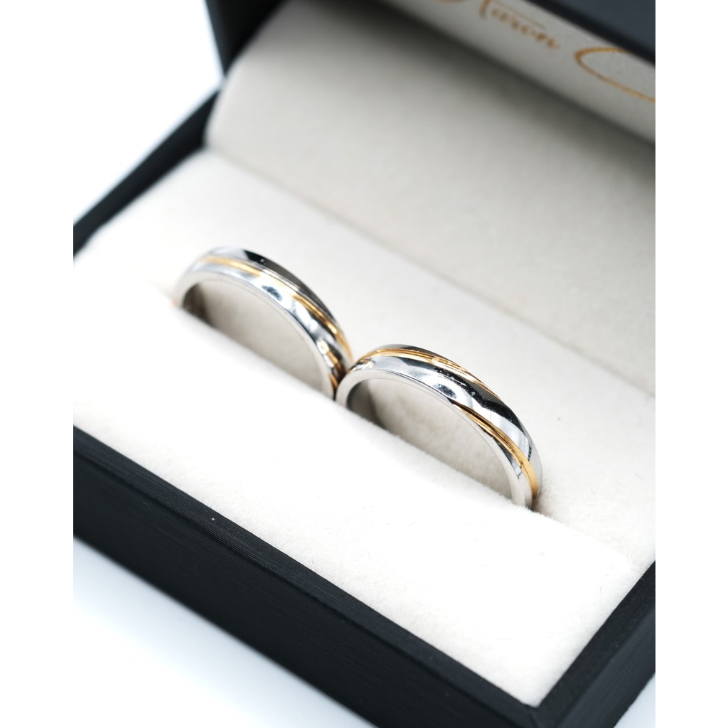 [AC] 3 in 1- Free Engraved Name Wedding Rings with Free Engagement Ring Set - Kenji ✨ - Image 4