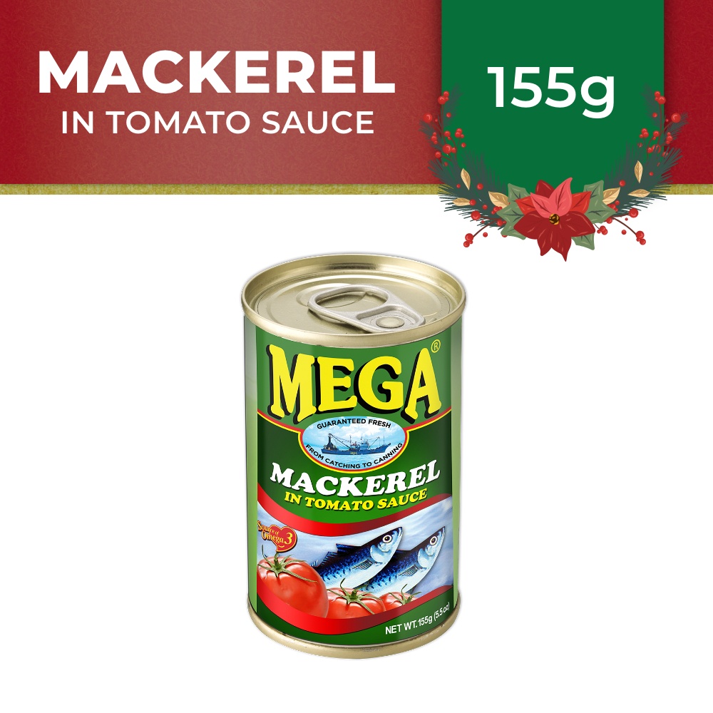 MEGA Mackerel in Tomato Sauce 155G Shopee Philippines