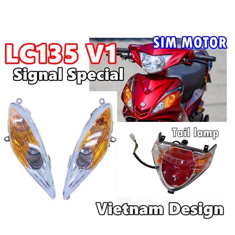 Yamaha LC135 V1 signal Lc V1 LIGHT Headlight SPECIAL EDITION SINA Chest