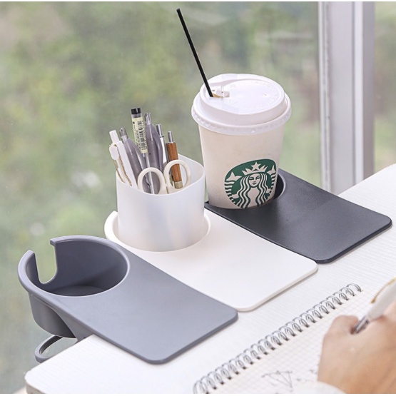 Creative Coffee Drink Cup Holder Table Side Water Cup Shelf Office