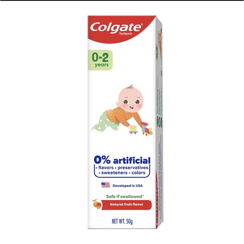 Colgate Baby Toothpaste 02 Years 50g Shopee Philippines