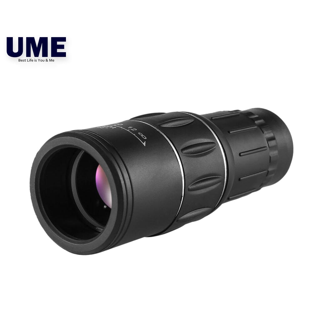 Mini 16x52 Telescope Monocular Bifocal Zoom HD with Optical Lens/Rubber