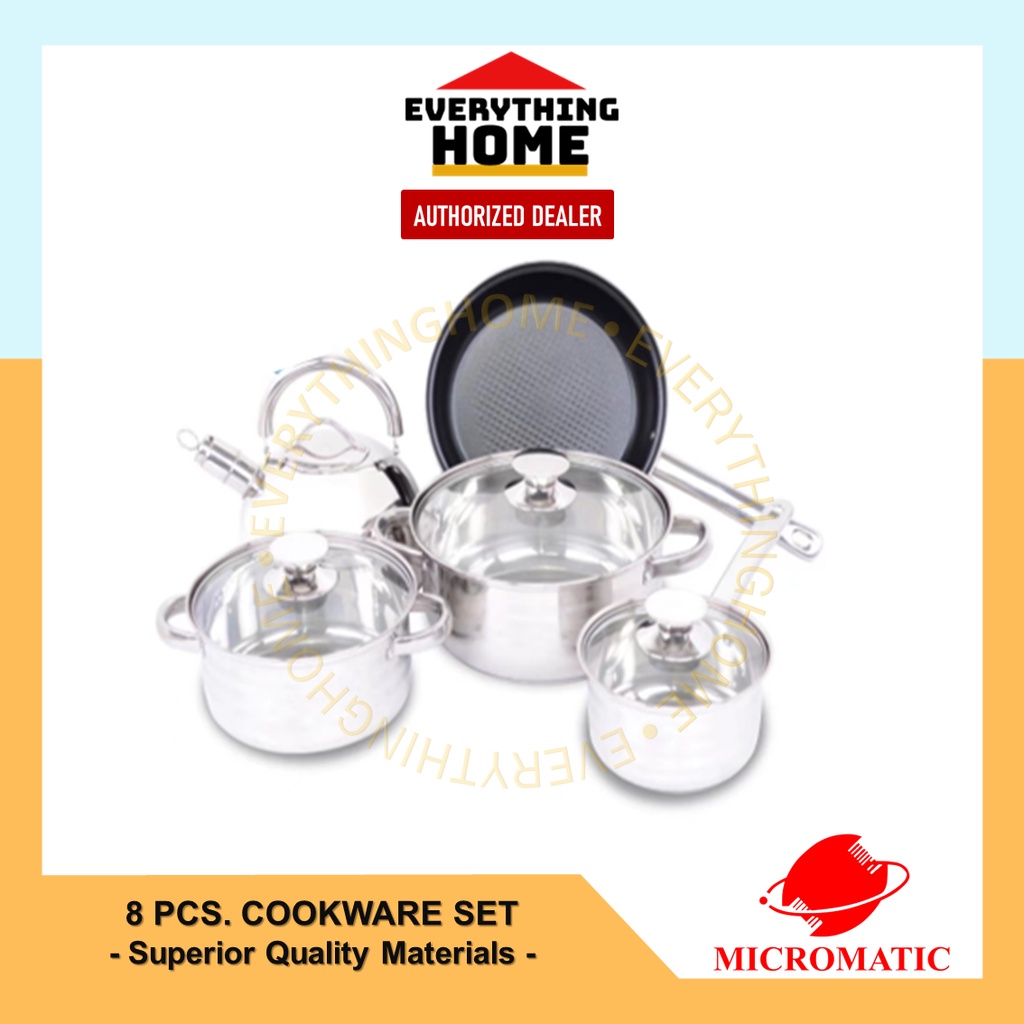 Micromatic High Quality Stainless Steel Cookware Set 8 pcs / MC5 ...