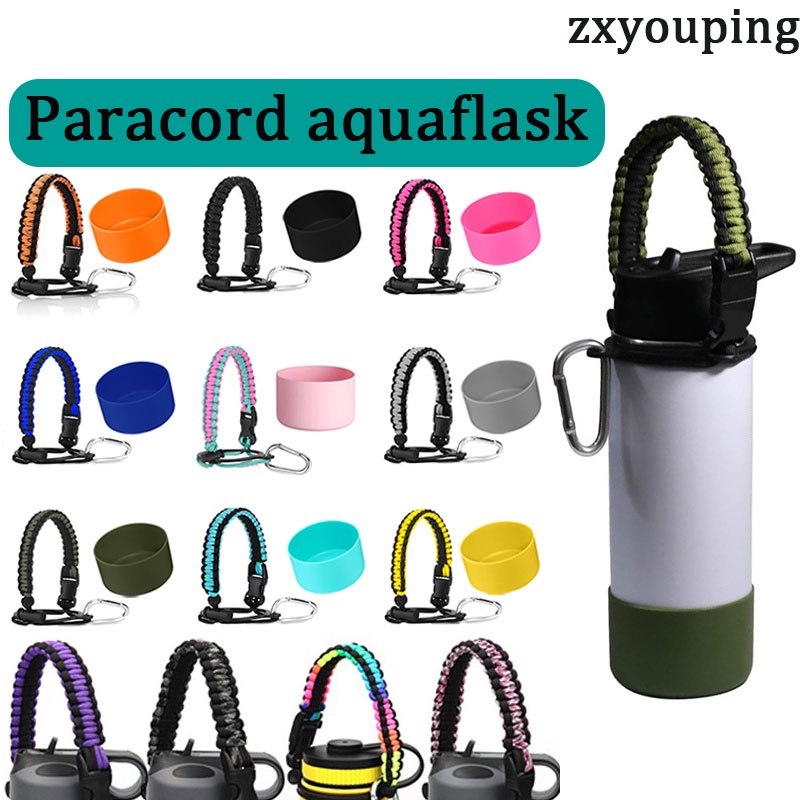Aquaflask Paracord Wide Mouth Paracord Handle Strap Carrier with