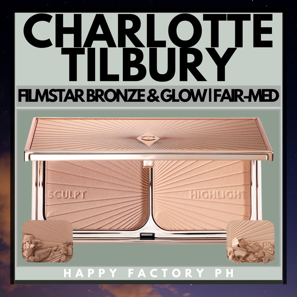 CHARLOTTE TILBURY Mini Filmstar Bronze & Glow Contour Duo Shopee