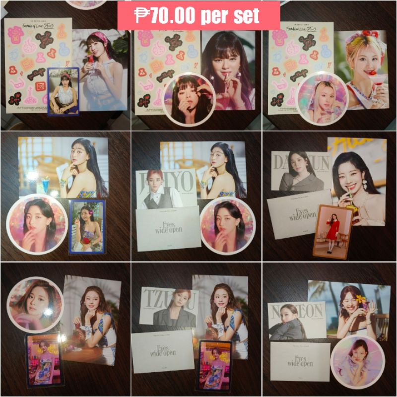 Twice Set Of Official Album Inclusion Shopee Philippines 5029