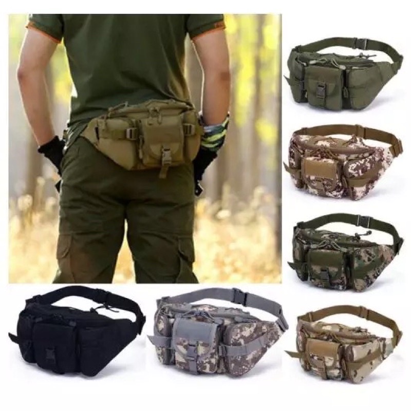 Tactical Pack Camping Outdoor Hiking Military Belt Bum Bag Outdoor
