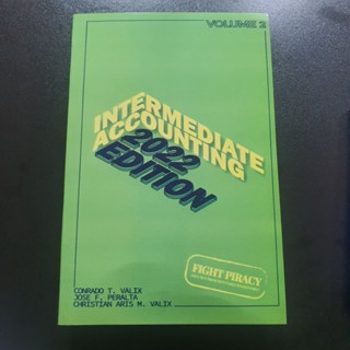 Intermediate Accounting volume 2 2022 edition By Valix