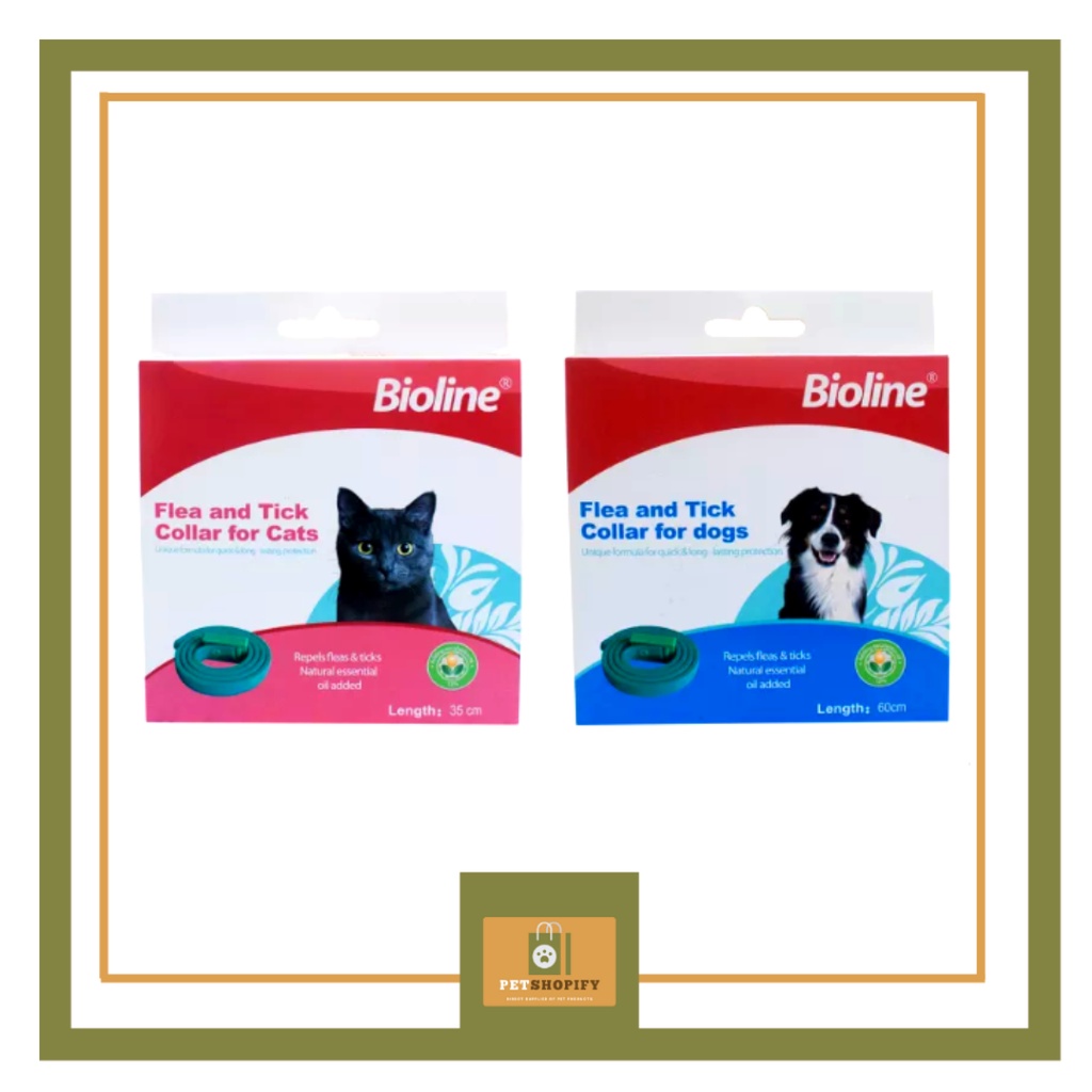 BIOLINE FLEA AND TICK COLLAR (For DOGS and CATS) Shopee Philippines
