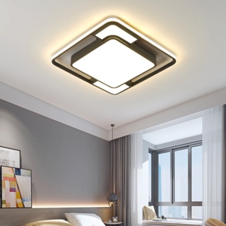(COD) Remote control three color dimming ceiling lamp Nordic LED ceiling lamp Bedroom ceiling lamp #2
