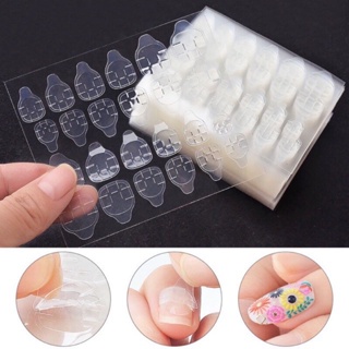 【24pcs】Perfect Partner for False Nails-Nail Yellow Glue Jelly Gel Sticker for fake nails