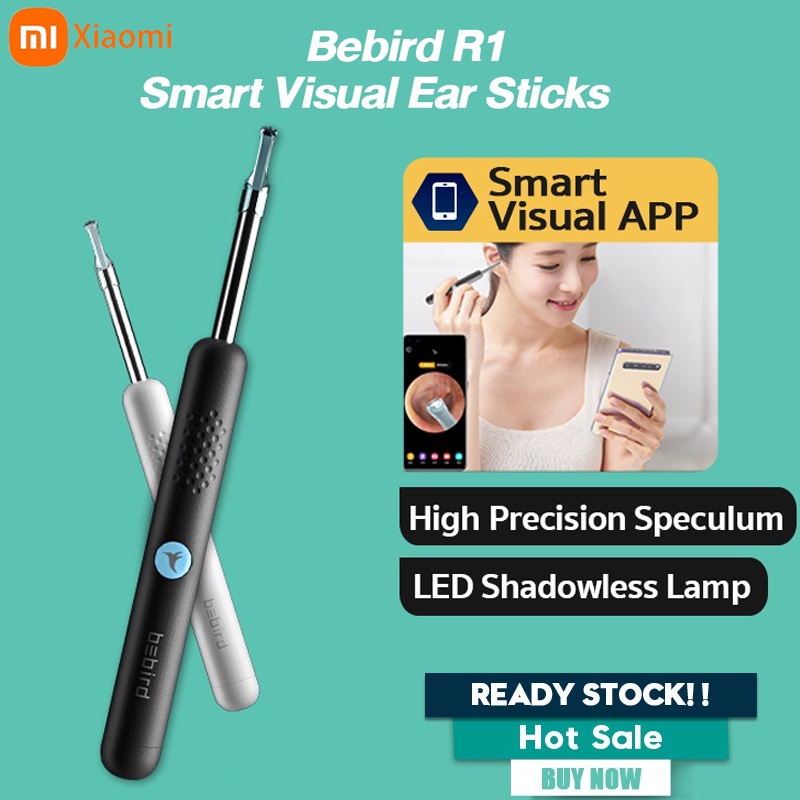 XiaoMi Ear Cleaner 100 Original Removal Endoscope Tool Safe Earpick