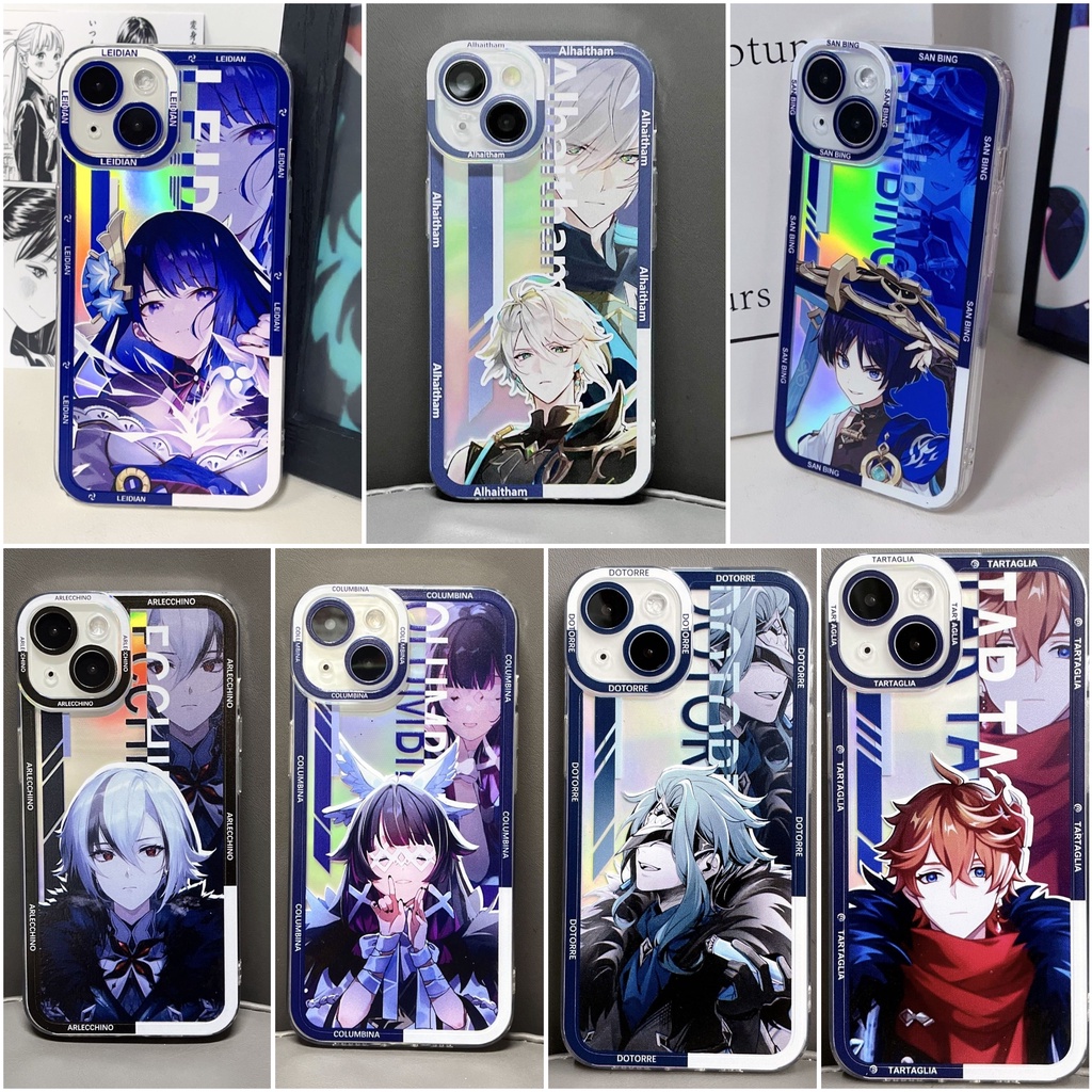 Genshin Impact phone case Hutao Elysia New Alhaitham custom Raiden ...