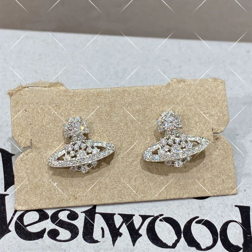 Kenzero & VW Narcissa Atmospheric High-End Flashing Diamond Earrings ...