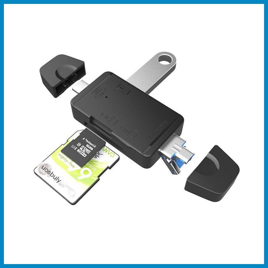 MultiFunction USB Card Reader External TF Flash Memory Cards Adapter