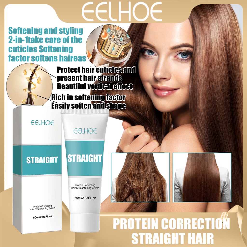 EELHOE Protein Correction Straight Hair Cream Smooth Hair Mask Non