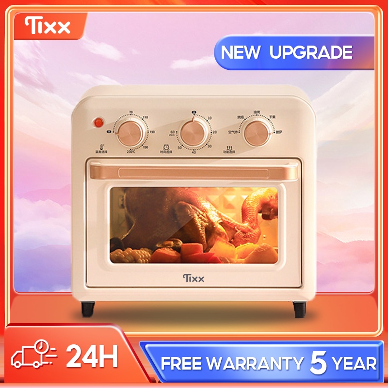 Tixx 15L Air Fryer Oven New Up Multifunction Frying Pan Electric Oil