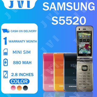 Original Samsung flip S5520 GSM 3G phone Mobile Unicom Samsung flip phone loud
