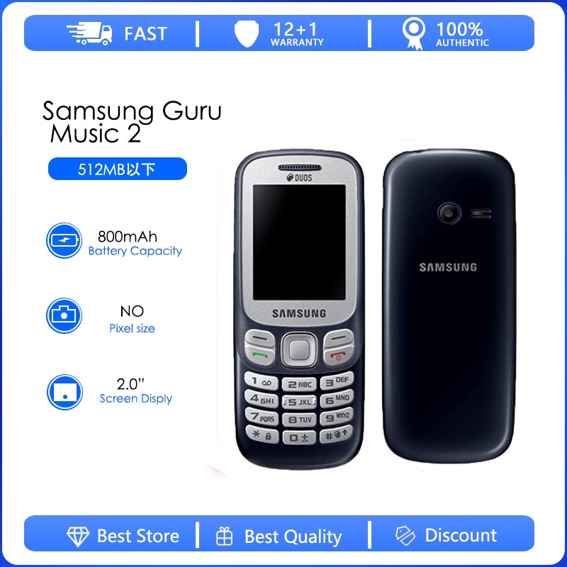 Samsung Original Mobile Phone B313E high quality Basic Phone Dual Sim ...