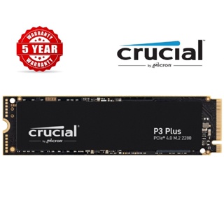 Crucial P3 / P3 Plus 2TB 1TB 500GB Gen 4 & Gen 3 M.2 NVMe SSD 2280 3D NAND PCIe Solid State Drive