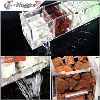 Nuggen  4 in 1 Acrylic Filter Box External Hanging Water Purifier for Aquarium Fish Bowl #6