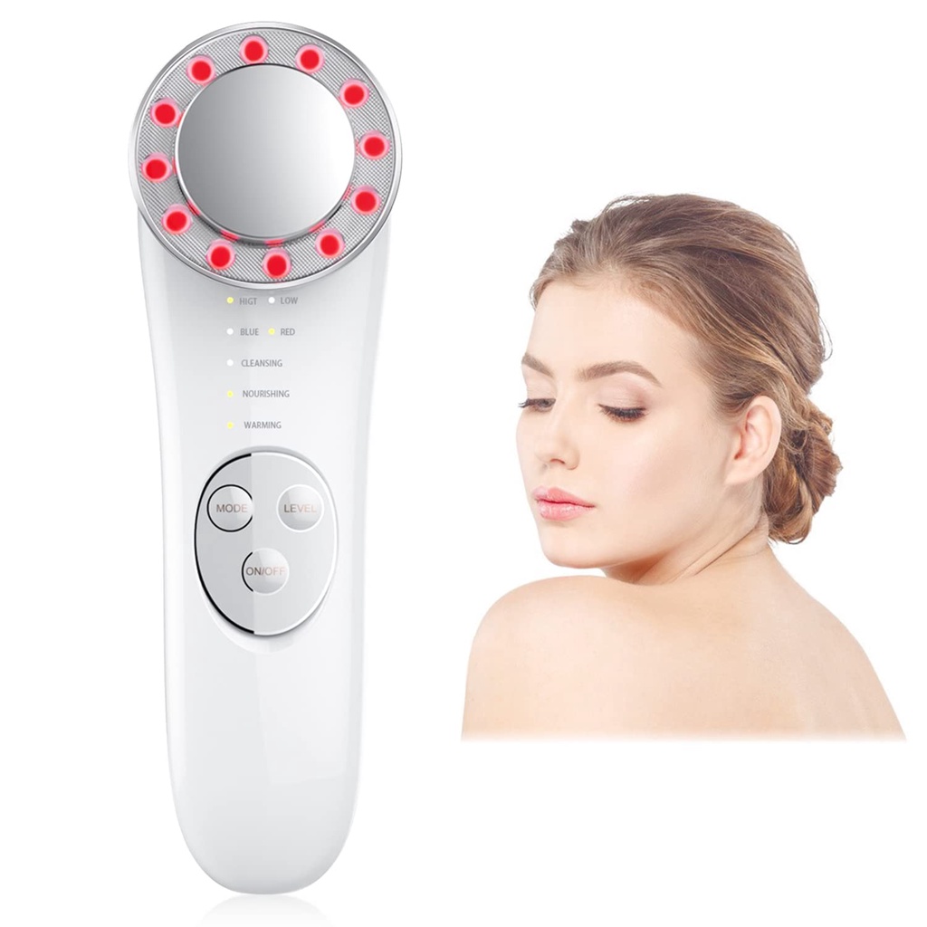Galvanic Facial Machine Face Massager 7 in 1 Skin Care Tools High