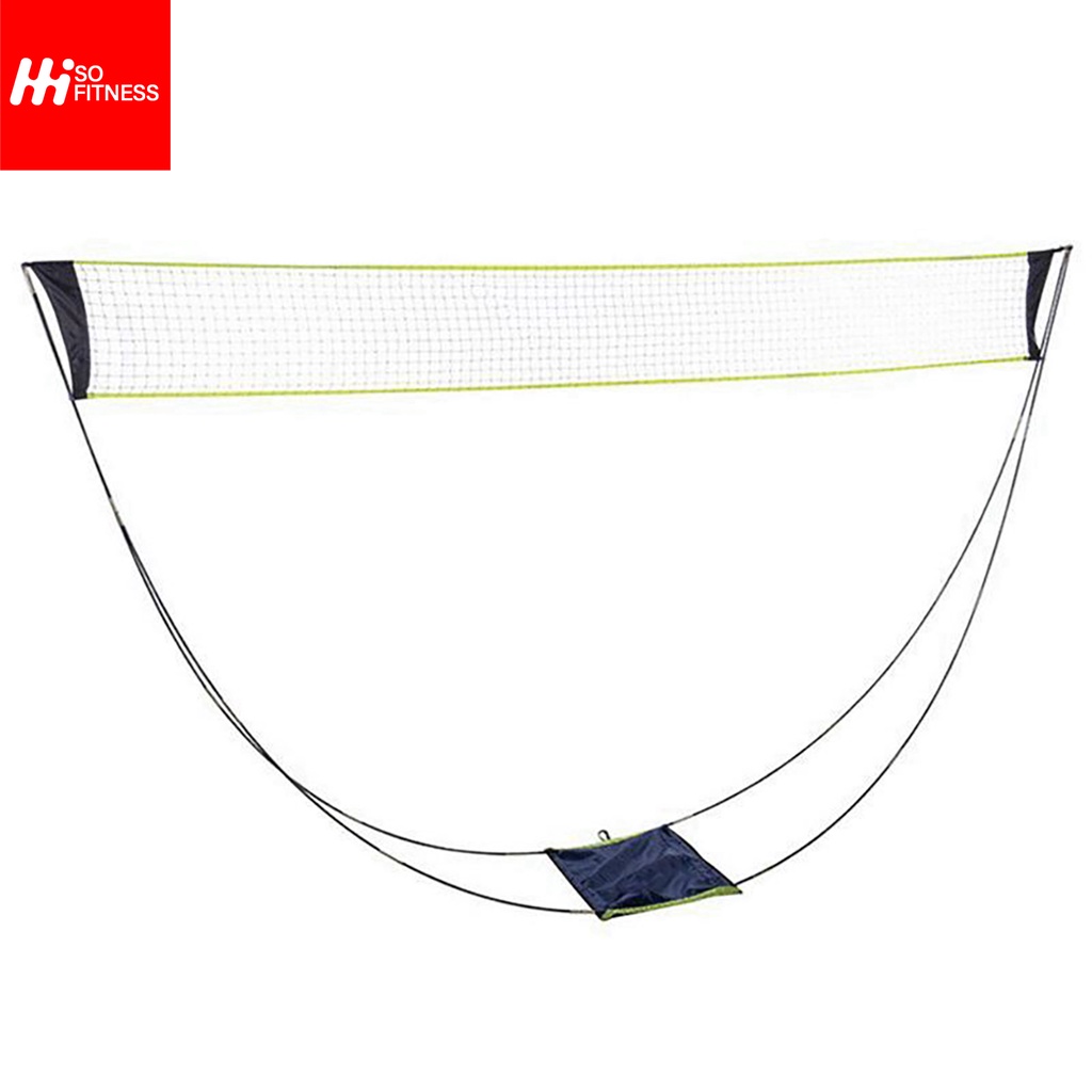Portable Badminton Net with Stand Carry Bag Folding Volleyball Tennis Badminton Net Easy Setup Shopee Philippines