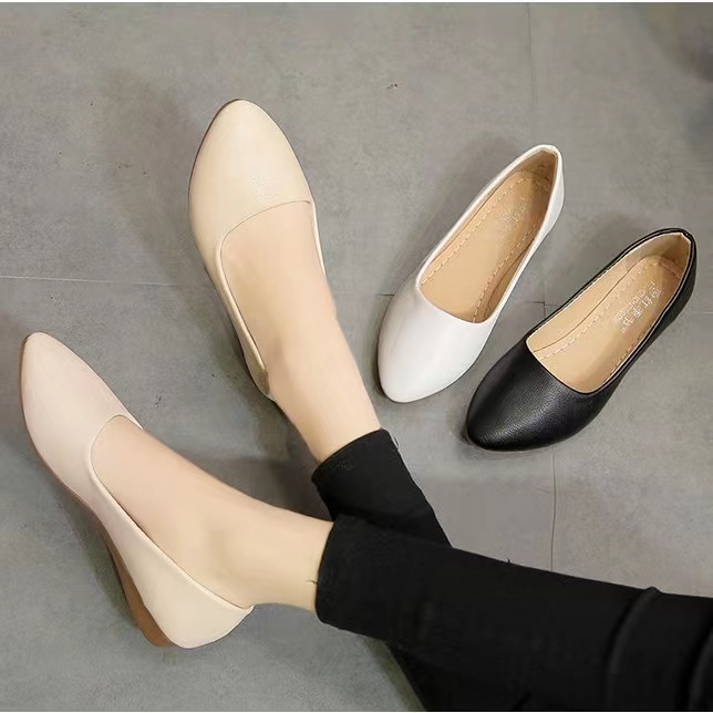 New fashion Lady Flat Casual Doll Shoes | Shopee Philippines