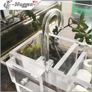 Nuggen  4 in 1 Acrylic Filter Box External Hanging Water Purifier for Aquarium Fish Bowl #8