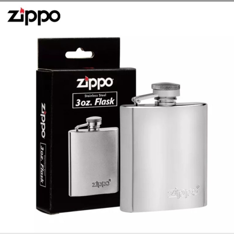 Zippo Stainless High Polish Steel Flask Shopee Philippines