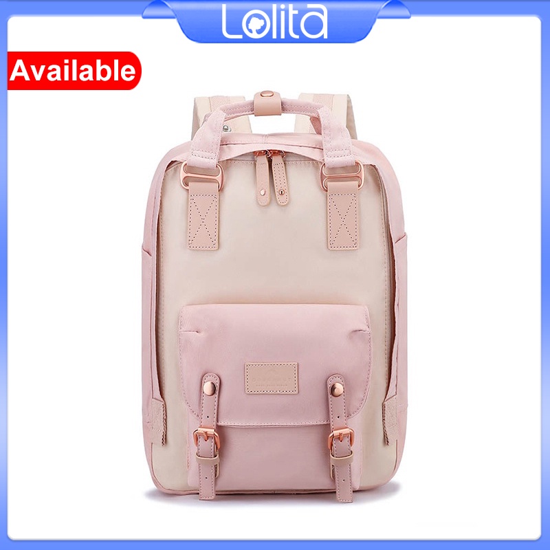 24H Ship Korean Women Doughnut Macaroon Backpack School Bag Waterproof