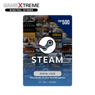 Steam Wallet ₱500 Digital Gift Card