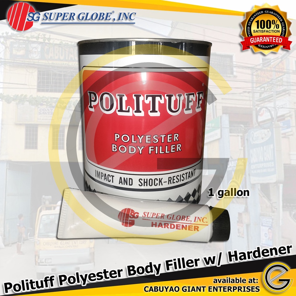 Polituff Polyester Body Filler with Hardener (gallon) Shopee Philippines