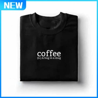 gnarly clothing ♘Coffee A Hug In A Mug Designed Solid Drop Shoulder T Shirt (Unisex)☛