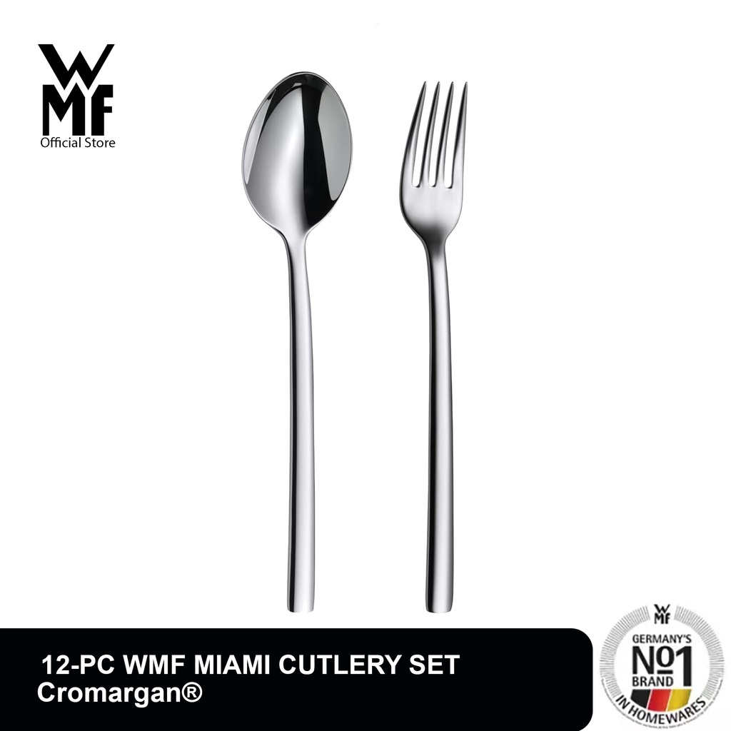 WMF 12PC Miami Cromargan Cutlery Set Dishwasher Safe BPA Free