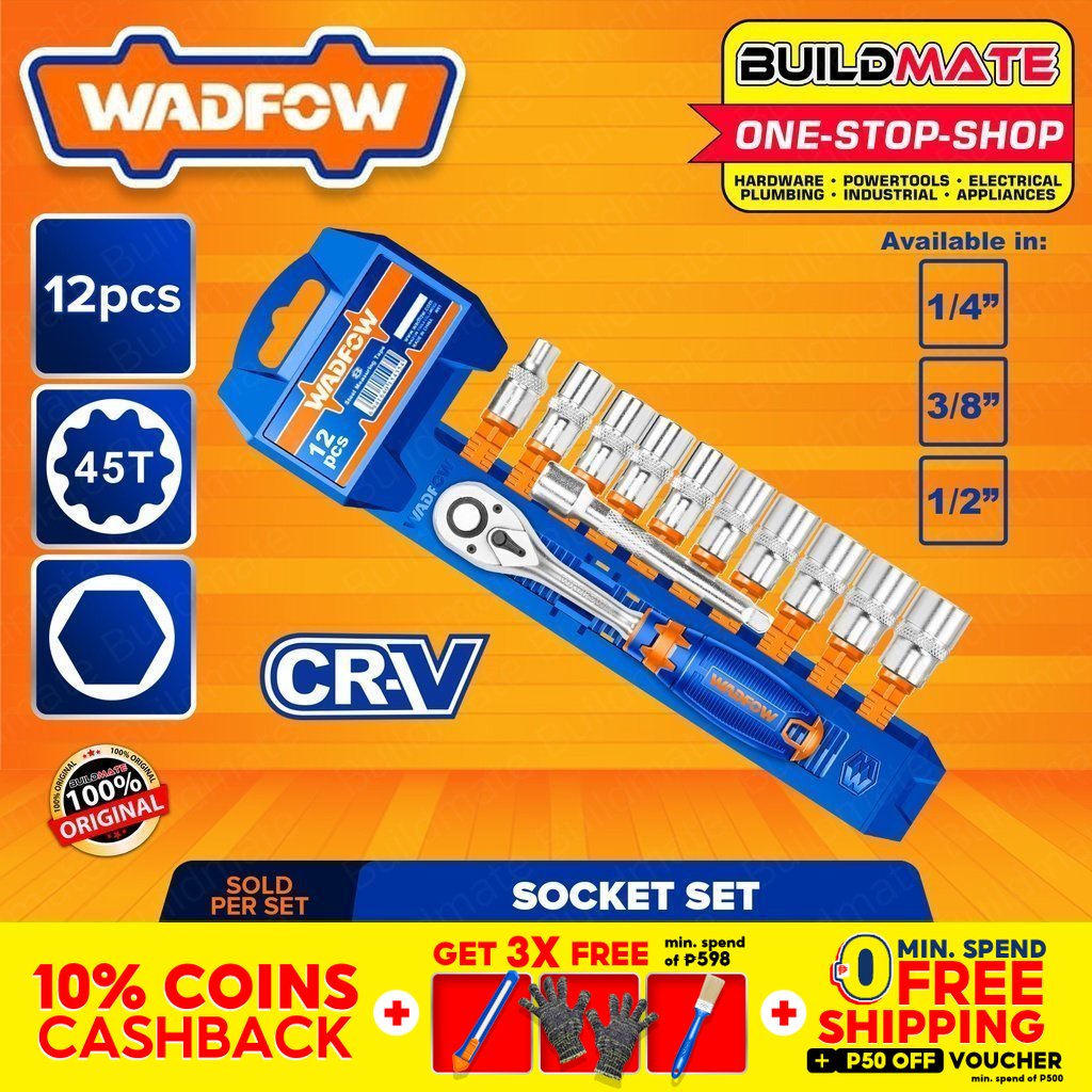 wadfow-12pcs-1-4-3-8-1-2-inch-socket-set-sold-per-set-ratchet