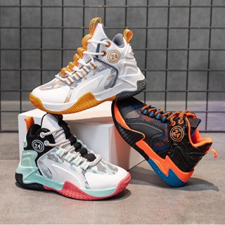 Basketball shoes for kids braided high top basketball shoes for kids boy rubber shoes for kids 30-39