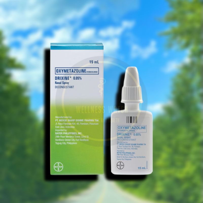 DRIXINE Nasal Spray Decongestant 15mL Shopee Philippines