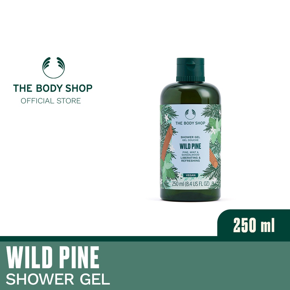 The Body Shop Wild Pine Shower Gel (250ml) | Shopee Philippines