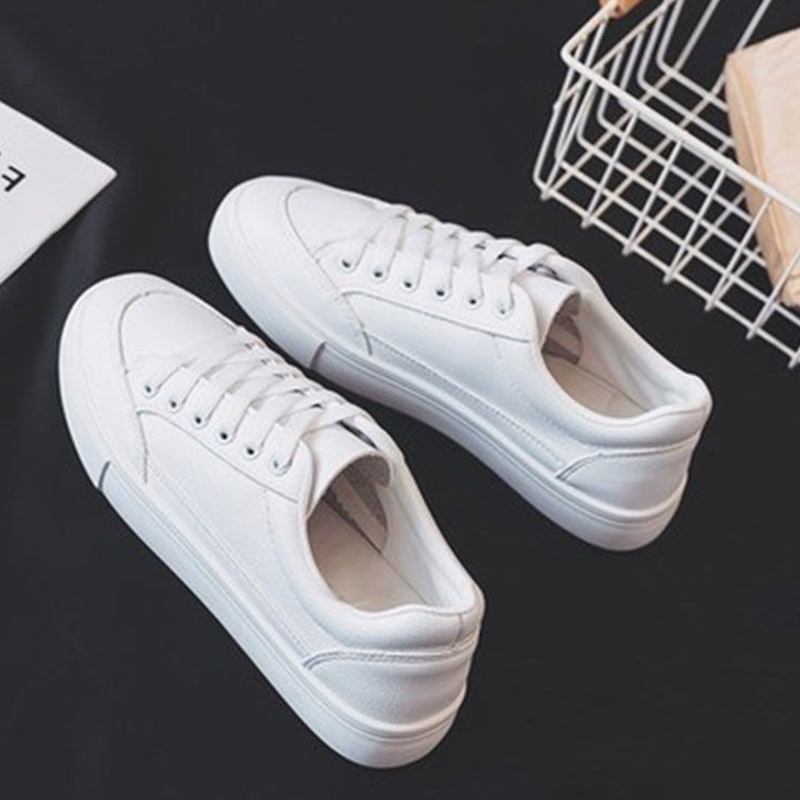 【BELLE】New Arrival Korean White Shoes Fashion Casual Sneakers For Women ...