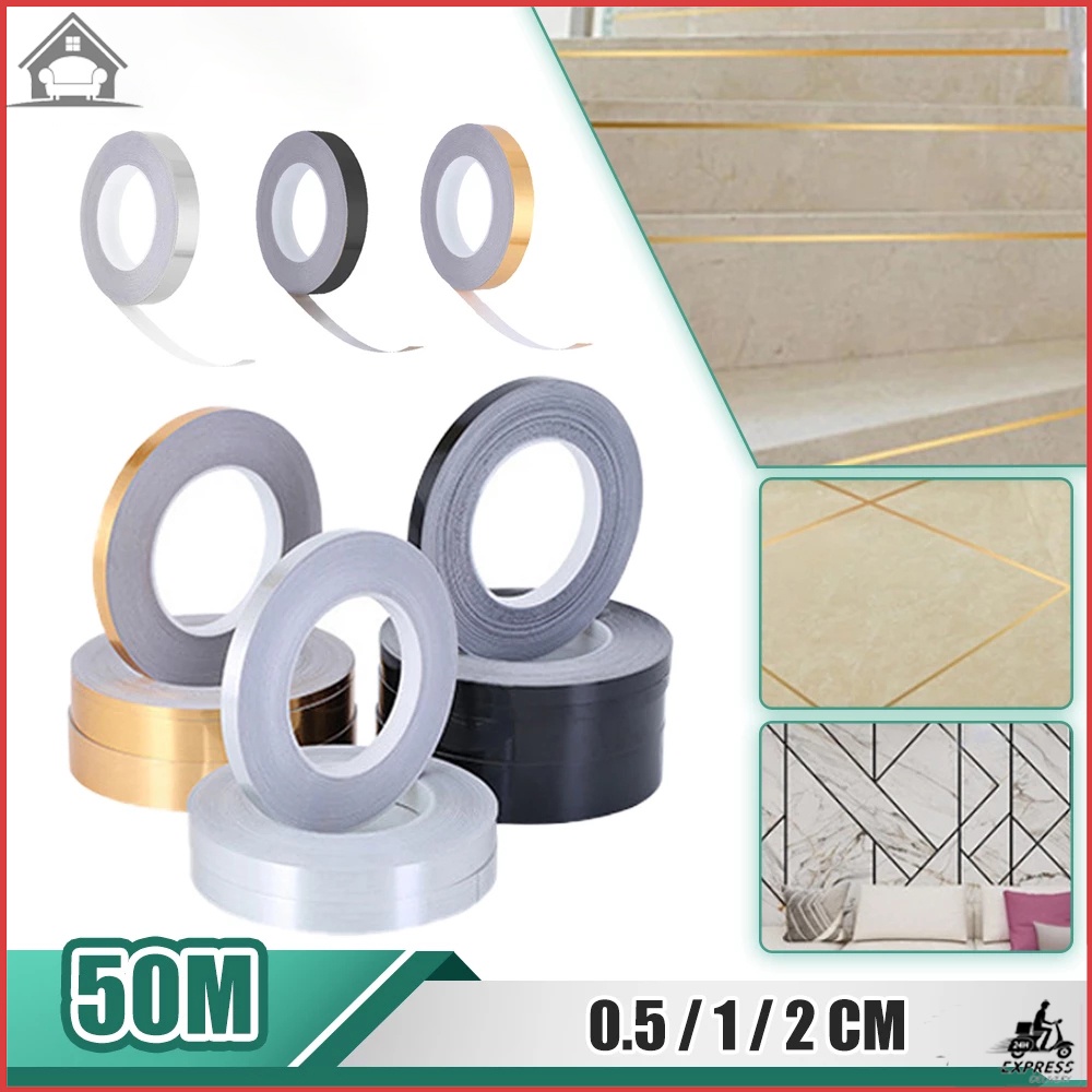 50M Floor Tile Gap Tape Wall Tile Strip Seam Sticker Waterproof