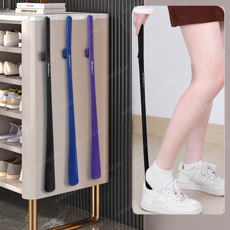 1Pcs Shoe Horn Long Professional Shoe Lifter Stand Nylon Spoon