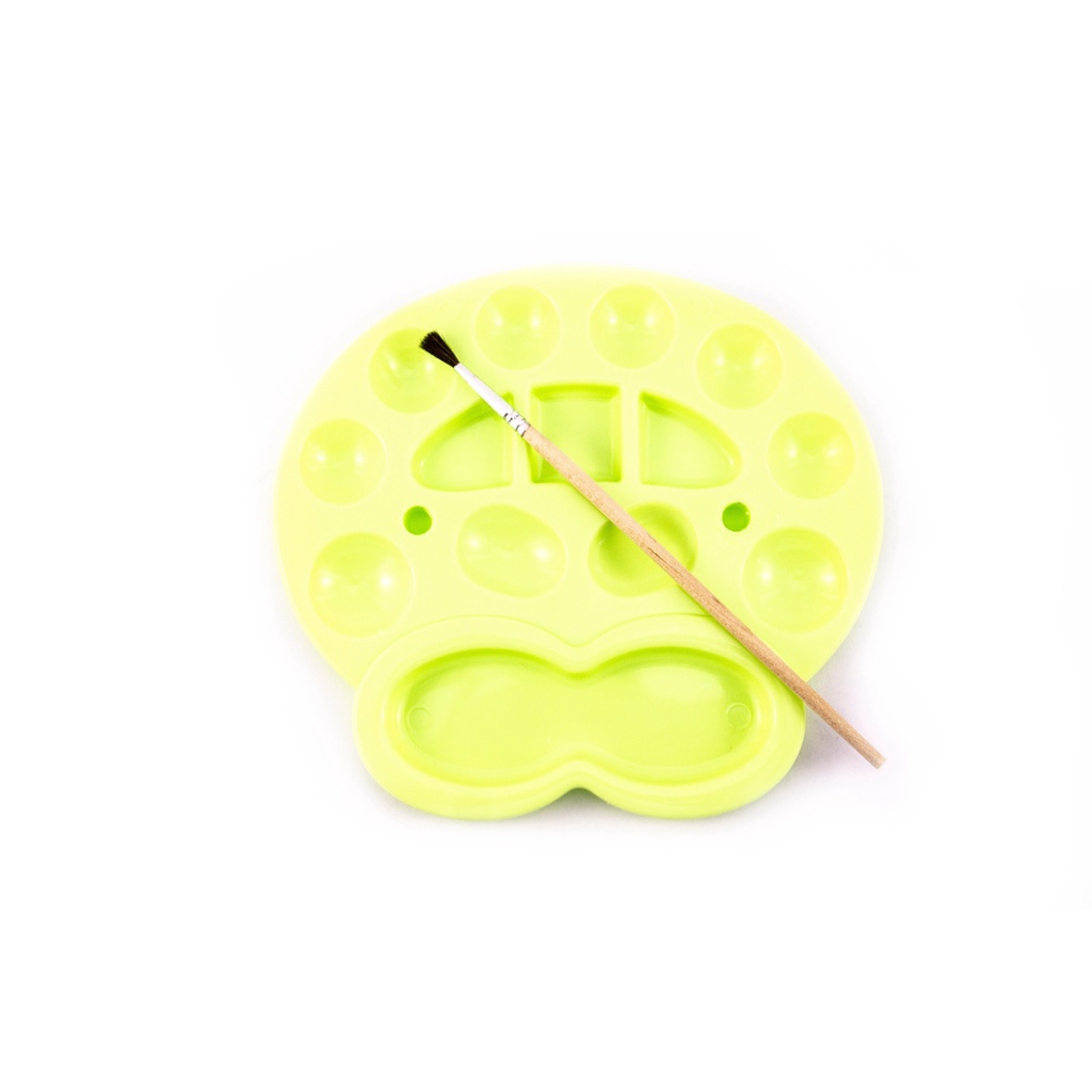 B&e Mixing Plate with Brush Small No. 8761