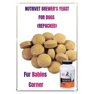 ✼♟○Nutrivet Brewers Yeast (Repacked Chewable Tablets) For Healthy Skin and Coat of Puppies and Adult