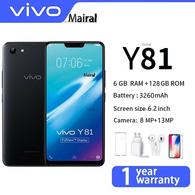 Vivo Y81 6GB RAM 128GB ROM 6.22 Full screen 3260mAh Battery original ...