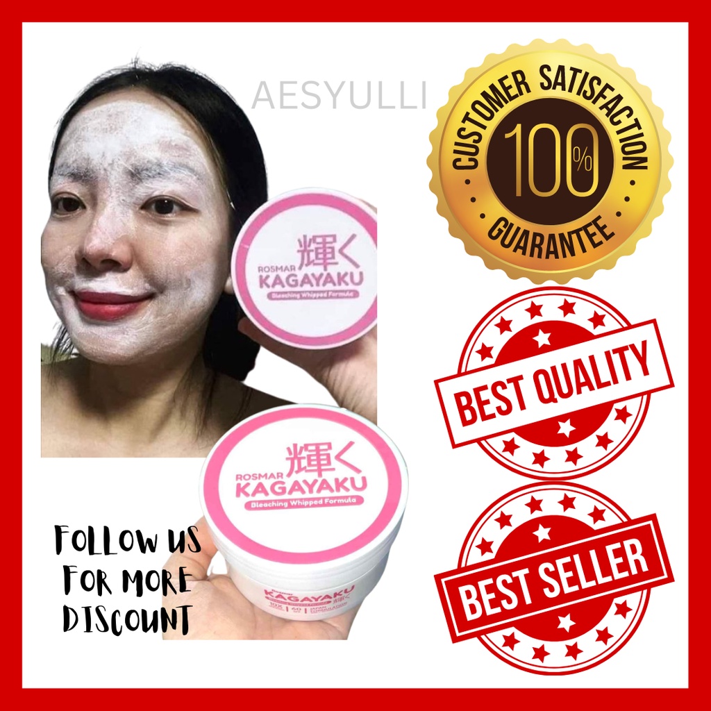 ROSMAR KAGAYAKU BLEACHING WHIPPED CREAM NO RINSE FORMULA WITH SPF60