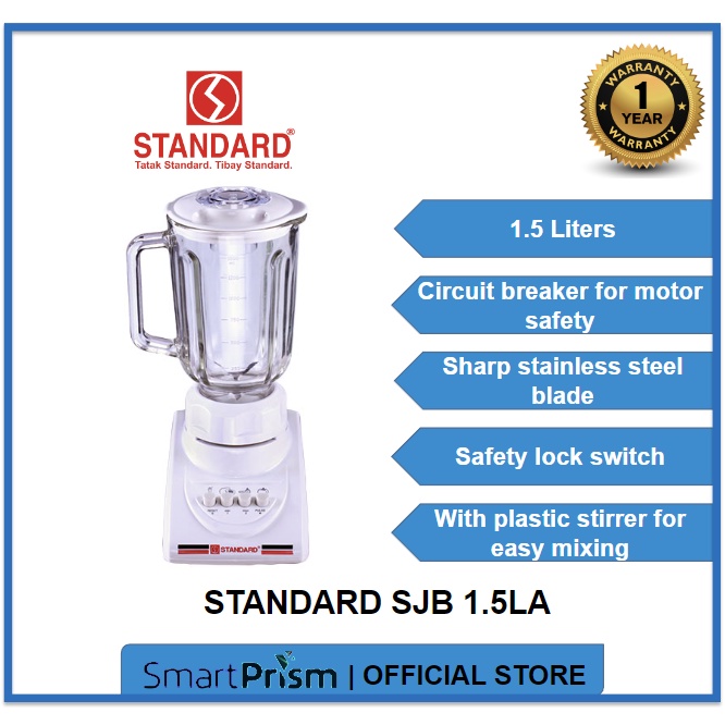 Standard Juicer Blender SJB 1.5LA Juice blender Smart Prism PH SJB 1.5LA Shopee Philippines