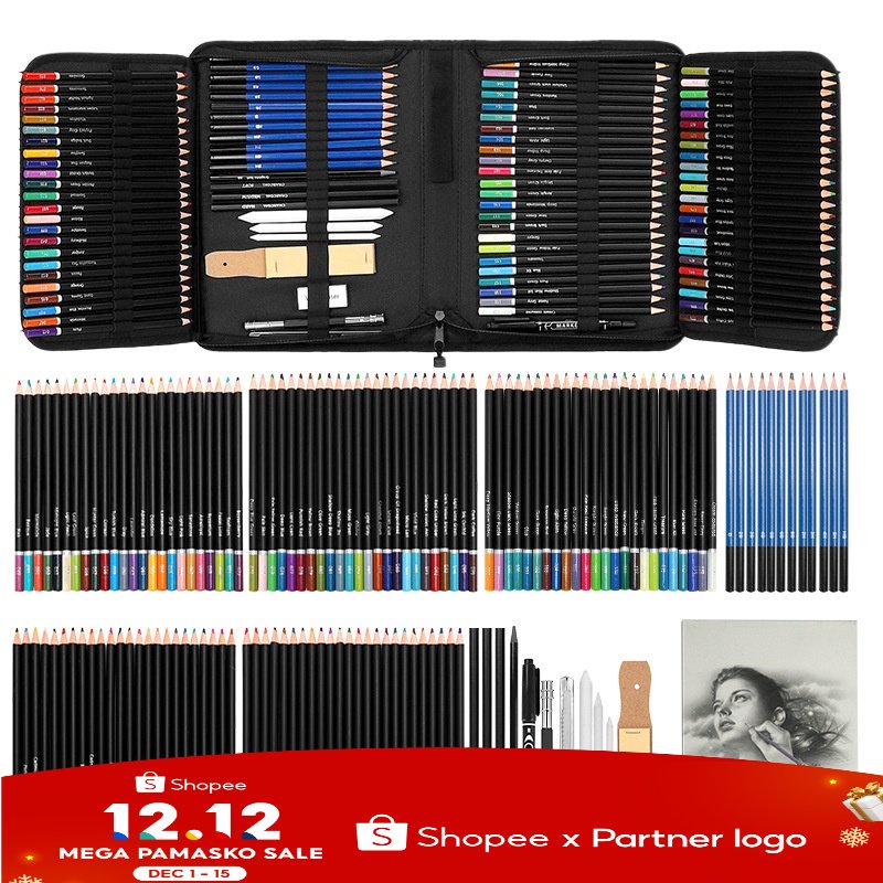 145 pieces of oily painting suit, sketch, color lead art suit, art painting supplies wholesale